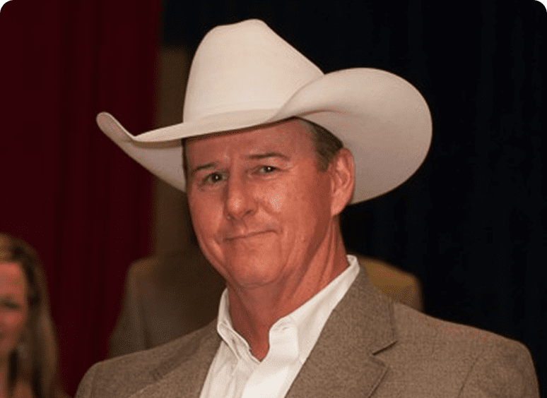 Cowboy hat and blazer attire